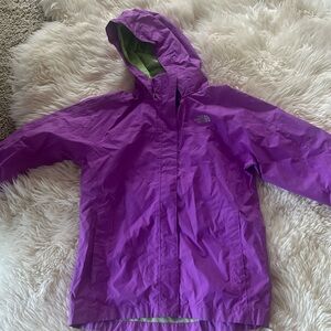 North face rain coat